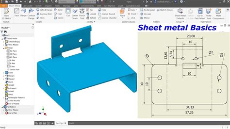 inventor sheet metal fold|autocad fold sheet metal.